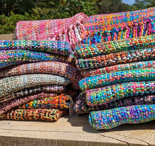 Bohotusk Cool Winds Sustainable Chunky Tweed Winter Scarf 185cm x 30cm