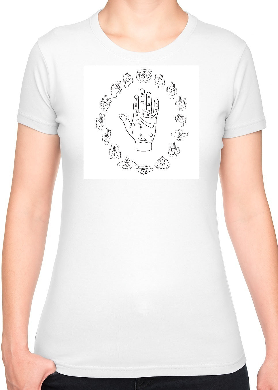 Bohotusk Mudra Energy Flows Cotton Mens T-Shirt S - 3XL