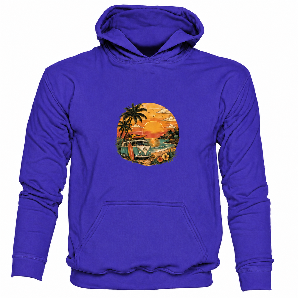 Bohotusk Sunset Camper Van  Kids Hoodie 6 Colours