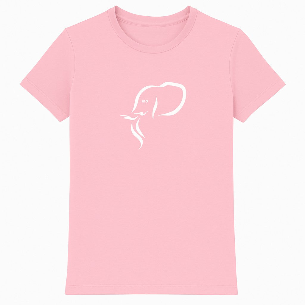 Bohotusk Elephant Head Cotton Ladies T-Shirt XS - 2XL (UK 8 - 18) - 6 Colours