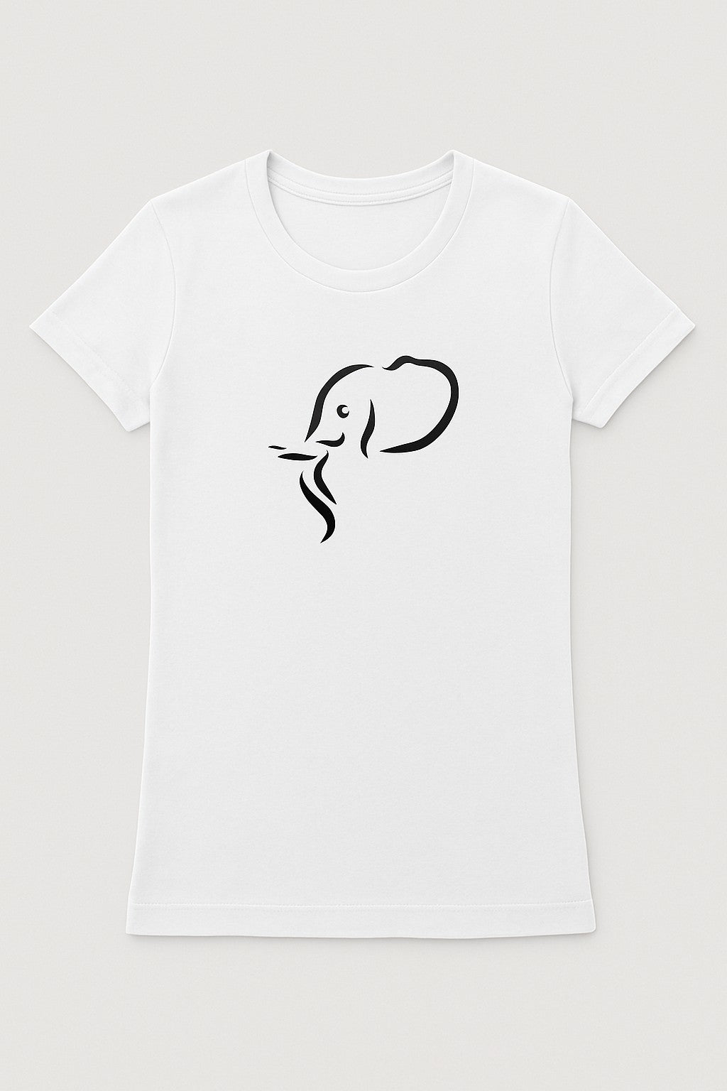 Bohotusk Elephant Head Cotton Mens T-Shirt S - 3XL