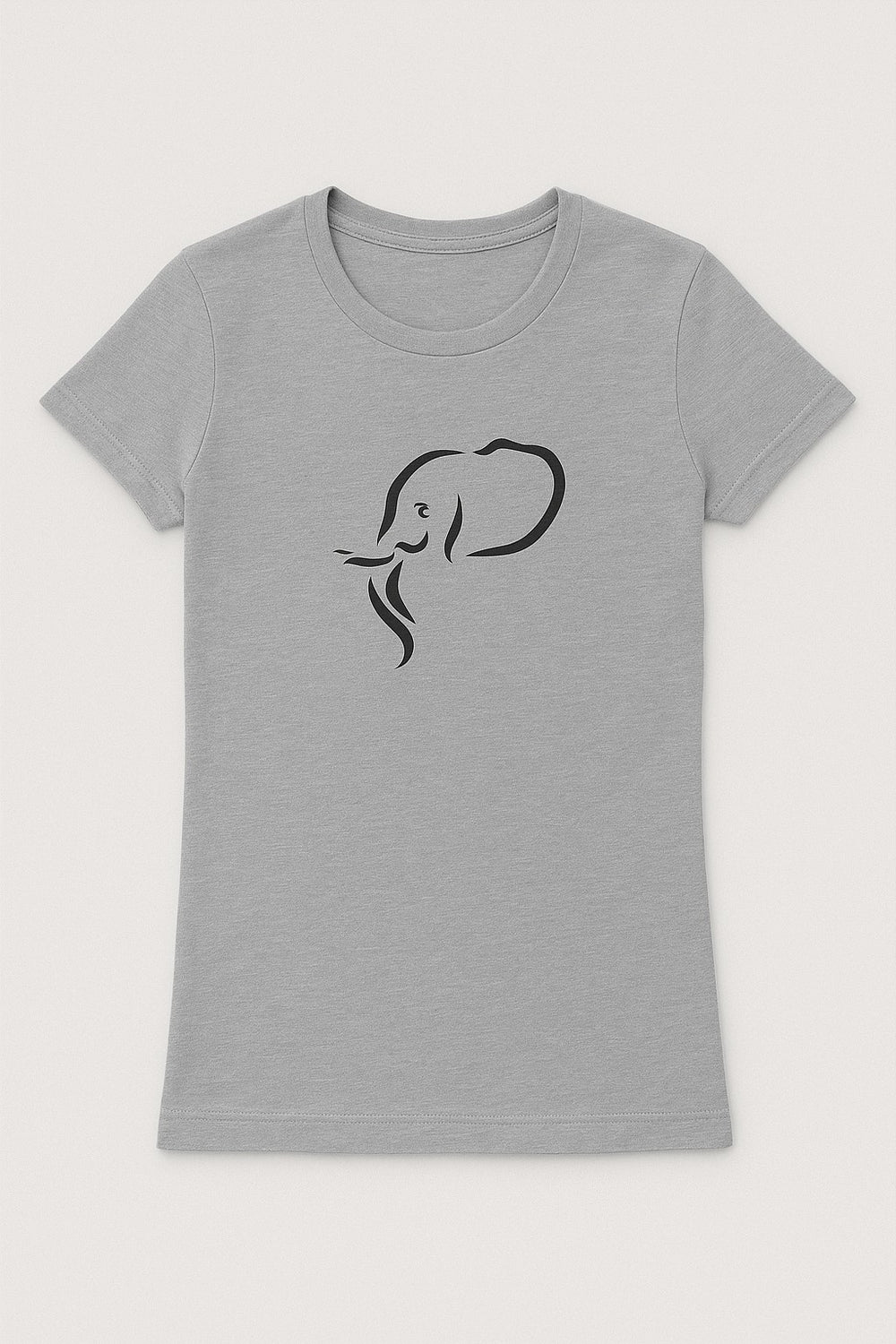 Bohotusk Elephant Head Kids Cotton T-Shirt 3 to 13 Years (7 Colours)