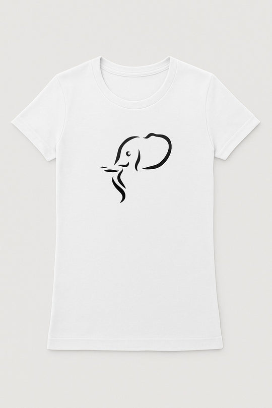 Bohotusk Elephant Head Cotton Mens T-Shirt S - 3XL