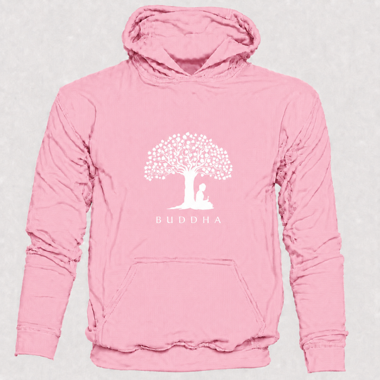 Bohotusk Buddha Under a Tree Cotton Hoodie 6 Colours S - 2XL (UK 8 - 20)