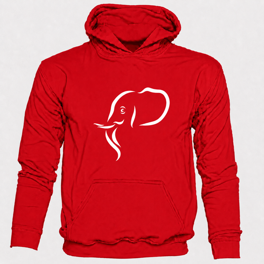 Bohotusk Elephant Head Cotton Hoodie 6 Colours S - 2XL (UK 8 - 20)