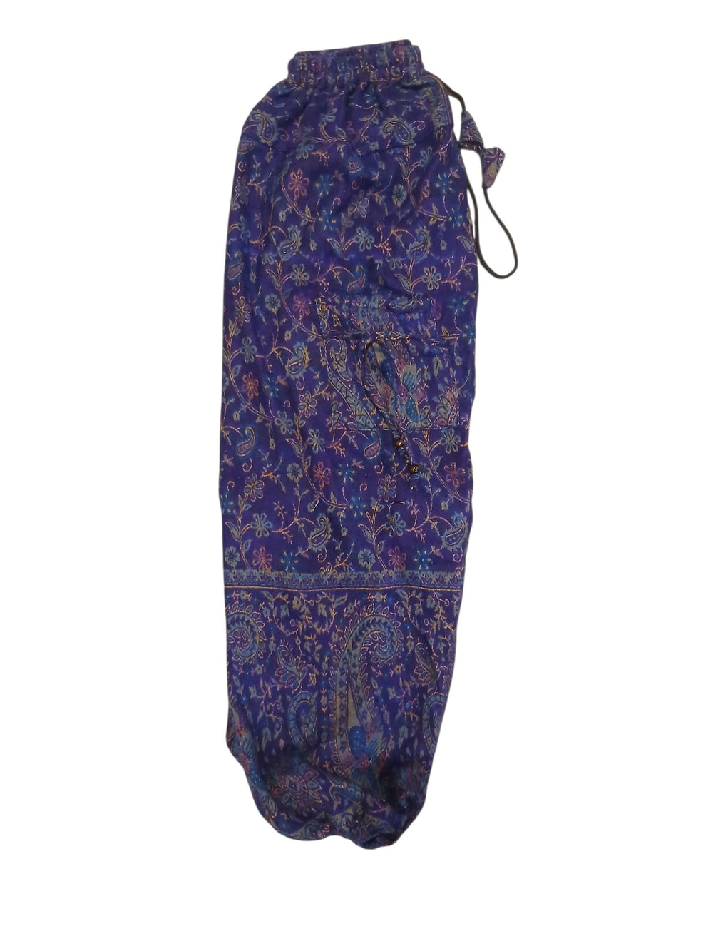 Bohotusk Mid Purple Paisley Fleece Harem Pants One Size