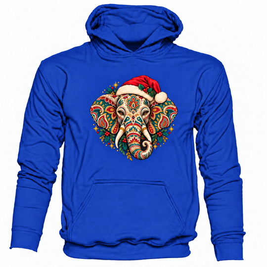 Bohotusk Christmas Elephant Hoodie 6 Colours S - 2XL (UK 8 - 20)