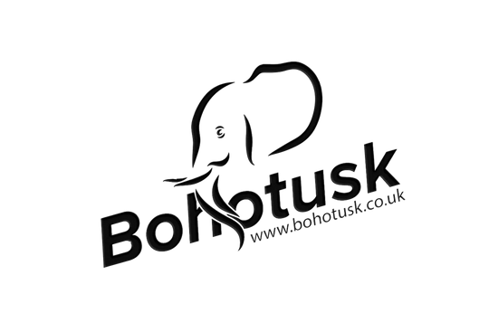 Bohotusk White Cotton Ladies T-Shirt XS - 2XL (UK 6 - 18)