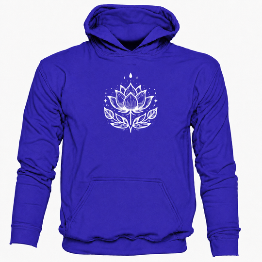 Bohotusk Lotus Flower Cotton Hoodie 6 Colours S - 2XL (UK 8 - 20)