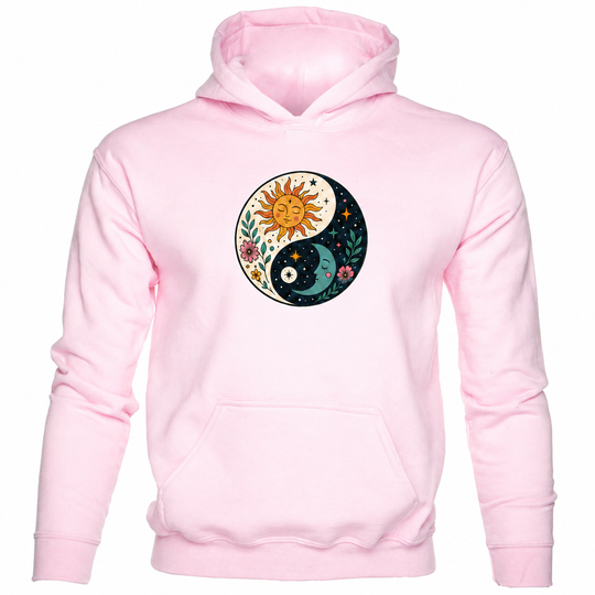 Bohotusk Ying Yang Cotton Hoodie 6 Colours S - 2XL (UK 8 - 20)