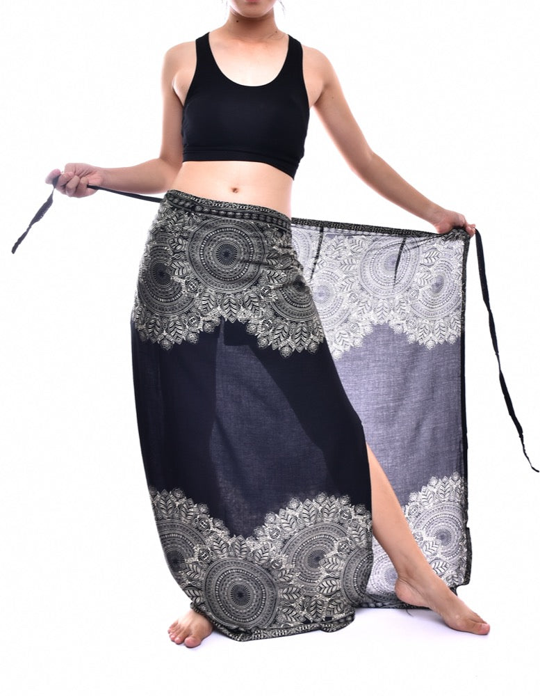 Bohotusk Black Sun Storm Sarong Super Soft 150cm x 110cm