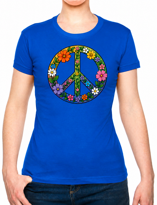 Boho CND Flower Power Cotton Mens T-Shirt S - 3XL