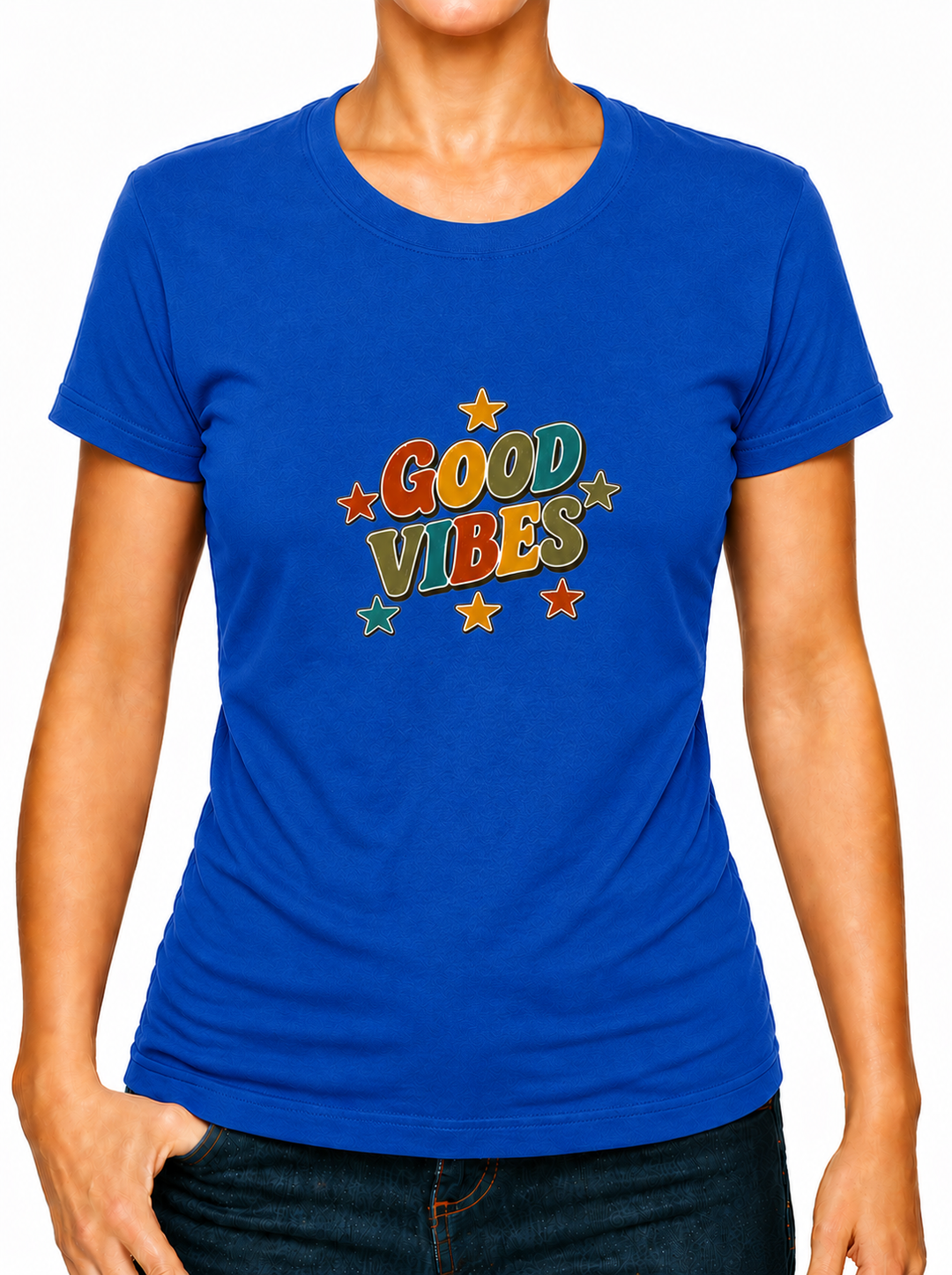 Bohotusk Good Vibes Cotton Mens T-Shirt S - 3XL