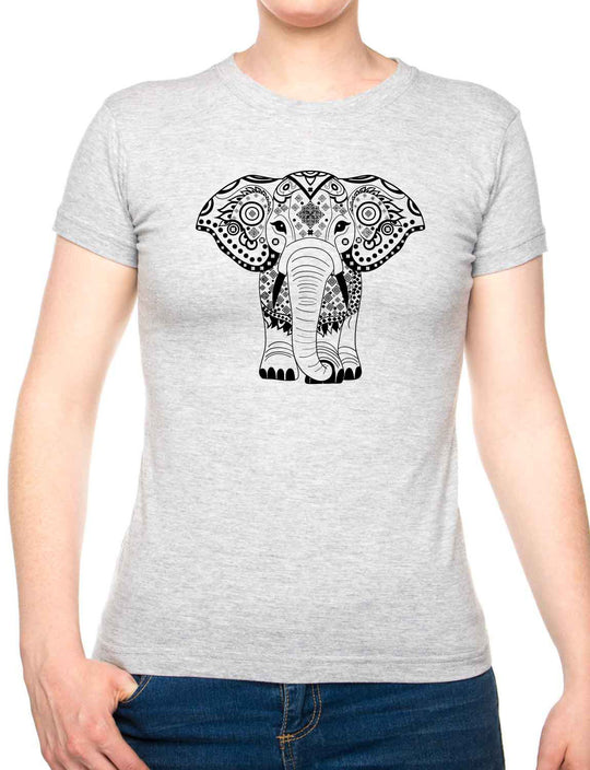 Bohotusk Kids Elephant Print Cotton T-Shirt 3 to 13 Years (7 Colours)
