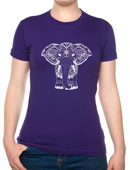 Bohotusk Kids Elephant Print Cotton T-Shirt 3 to 13 Years (7 Colours)