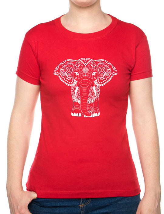 Bohotusk Kids Elephant Print Cotton T-Shirt 3 to 13 Years (7 Colours)