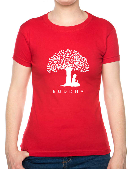 Bohotusk Kids Buddha Under A Tree Cotton T-Shirt 3 to 13 Years (7 Colours)