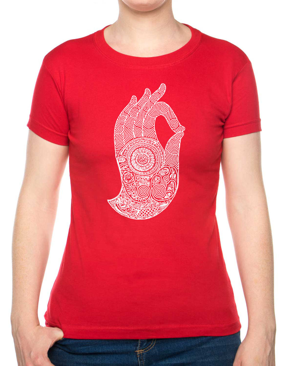 Bohotusk Kids Hand of Buddha Cotton T-Shirt 3 to 13 Years (7 Colours)