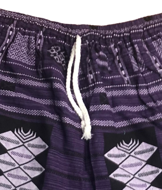 Mens Cotton Purple Nightshade Shorts