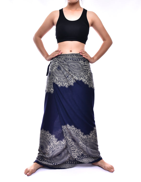Bohotusk Navy Blue Sun Storm Sarong Super Soft 150cm x 110cm