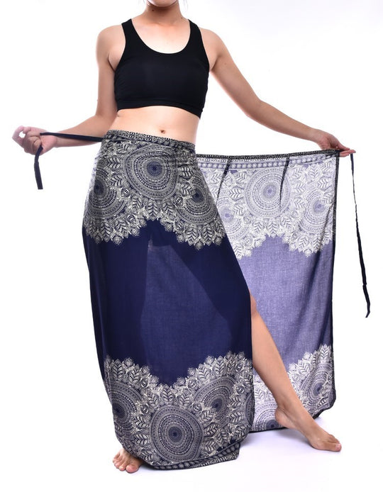 Bohotusk Navy Blue Sun Storm Sarong Super Soft 150cm x 110cm