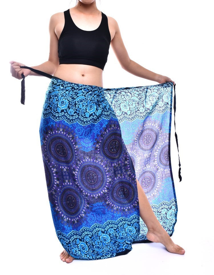 Bohotusk Blue Sun Glow Sarong Super Soft 150cm x 110cm
